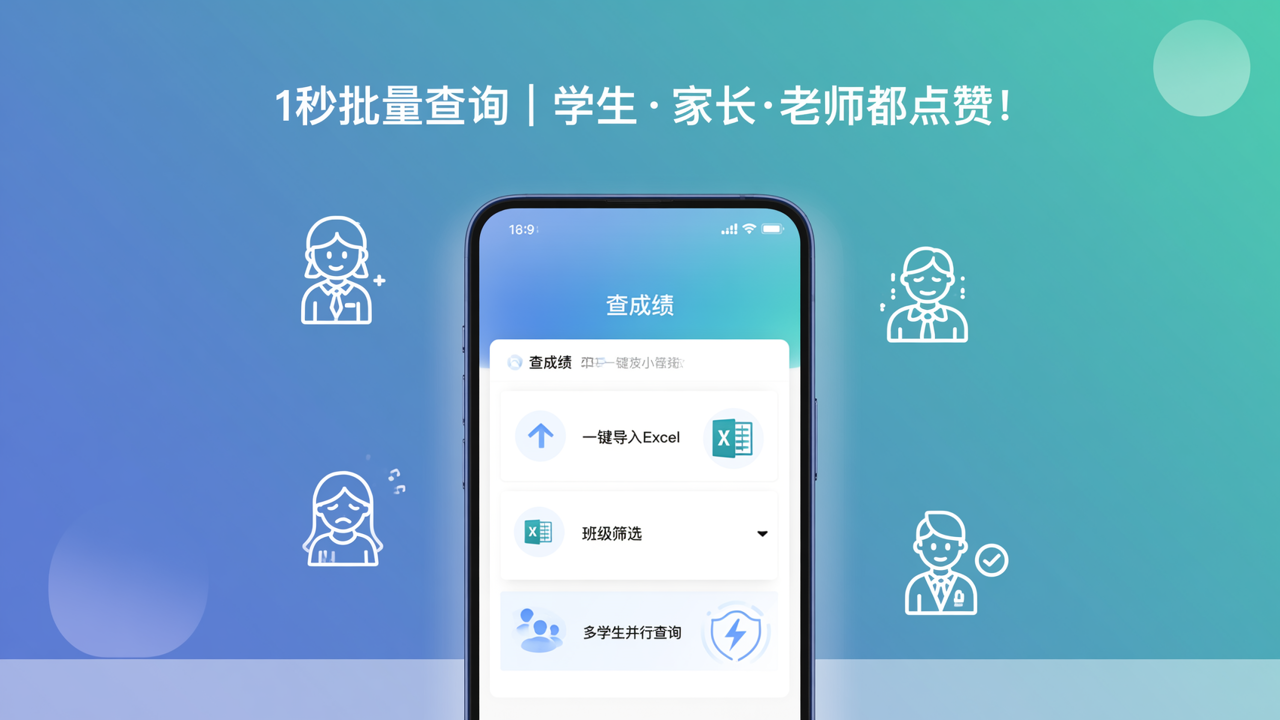 查成绩还在手动登记？快查成绩小程序让你1秒批量查询，学生家长都点赞！