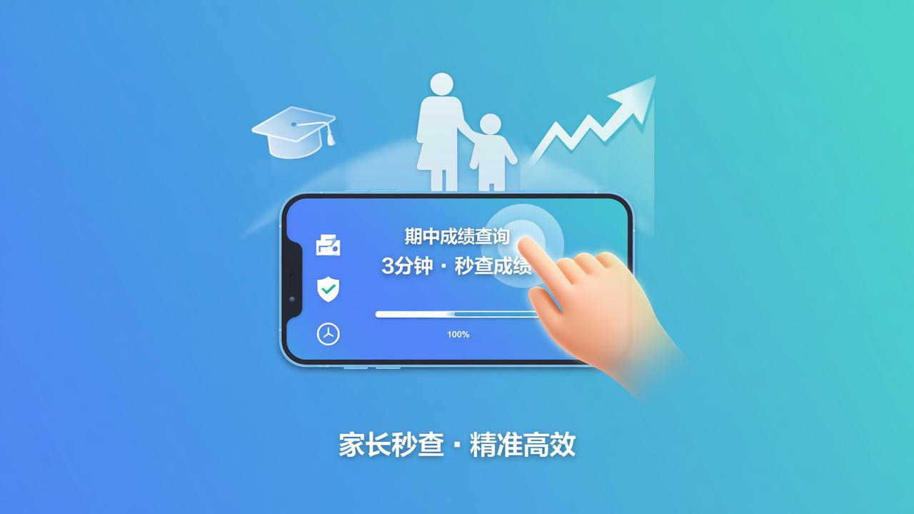 期中考试刚结束？3分钟生成成绩查询，家长秒查成绩！
