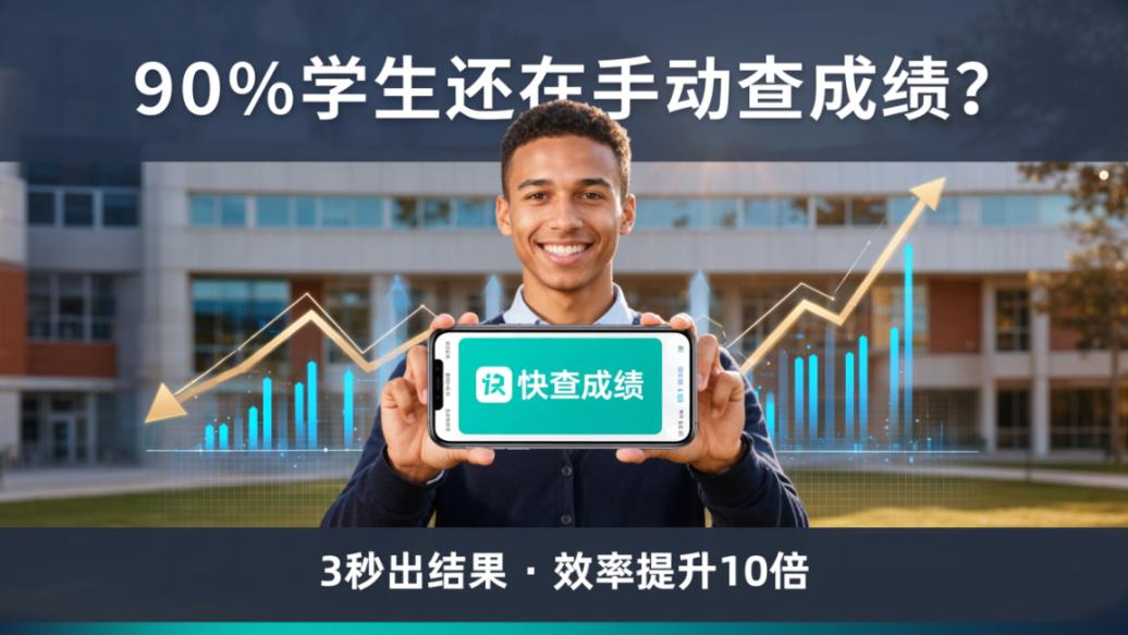 90%学生查成绩还在手动？这工具3秒出结果，效率提升10倍