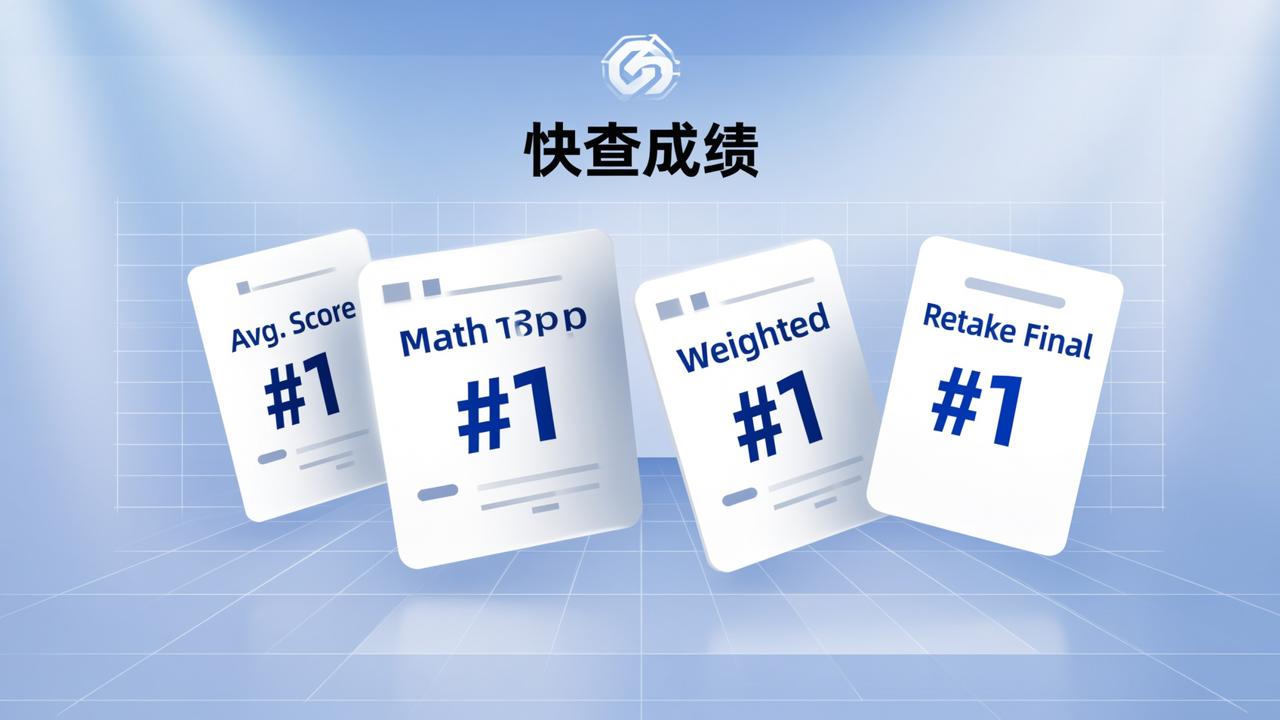 直到看到期末成绩排名，我才发现自称