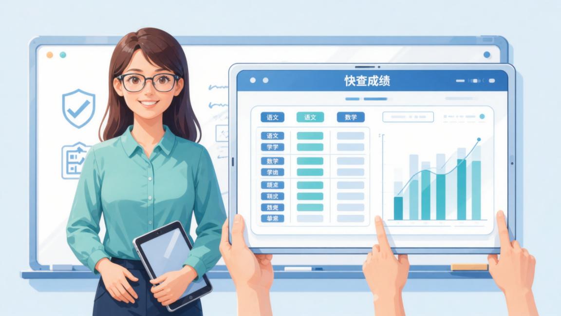 班主任建个总表，各科老师自己录，成绩自动汇总，再也不用收Excel了