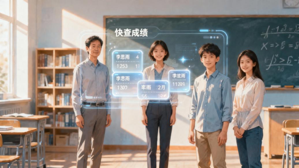 教师发布成绩小程序：用了快查成绩，全班再没人问我成绩了