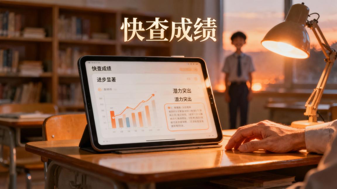 快查成绩自动生成分析总结：用了快查成绩，我才知道成绩分析可以这么简单