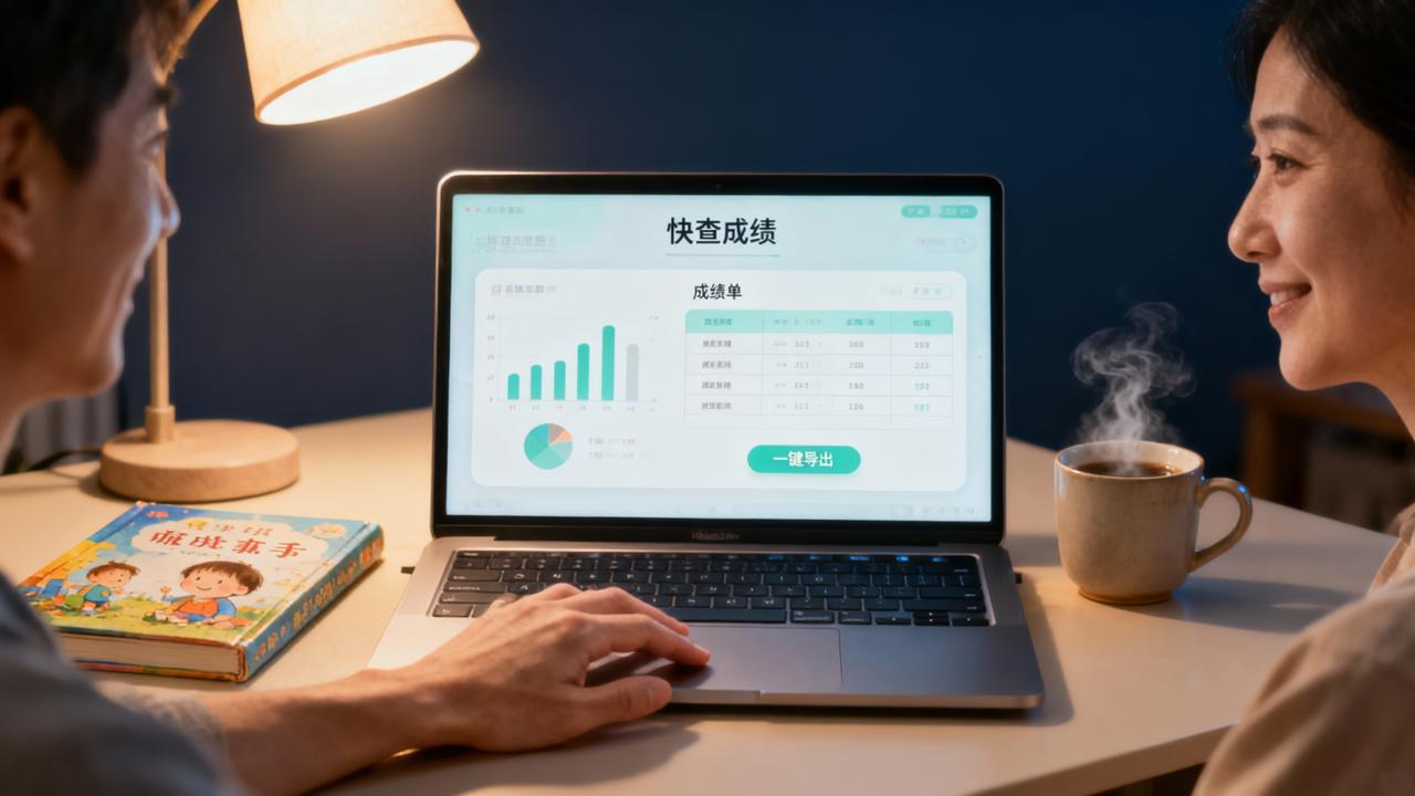考完试要手动做成绩分析太费时？快查成绩自动生成分析总结一键导出