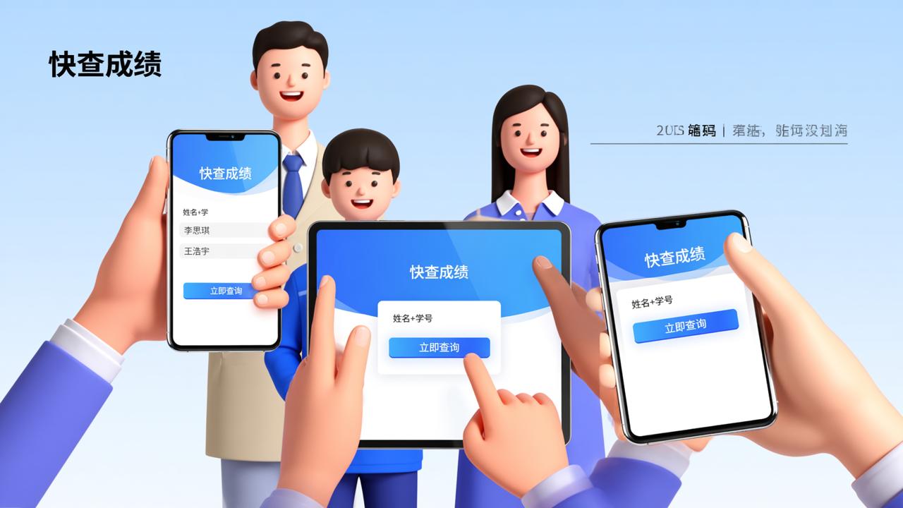 单独发学生成绩小程序
