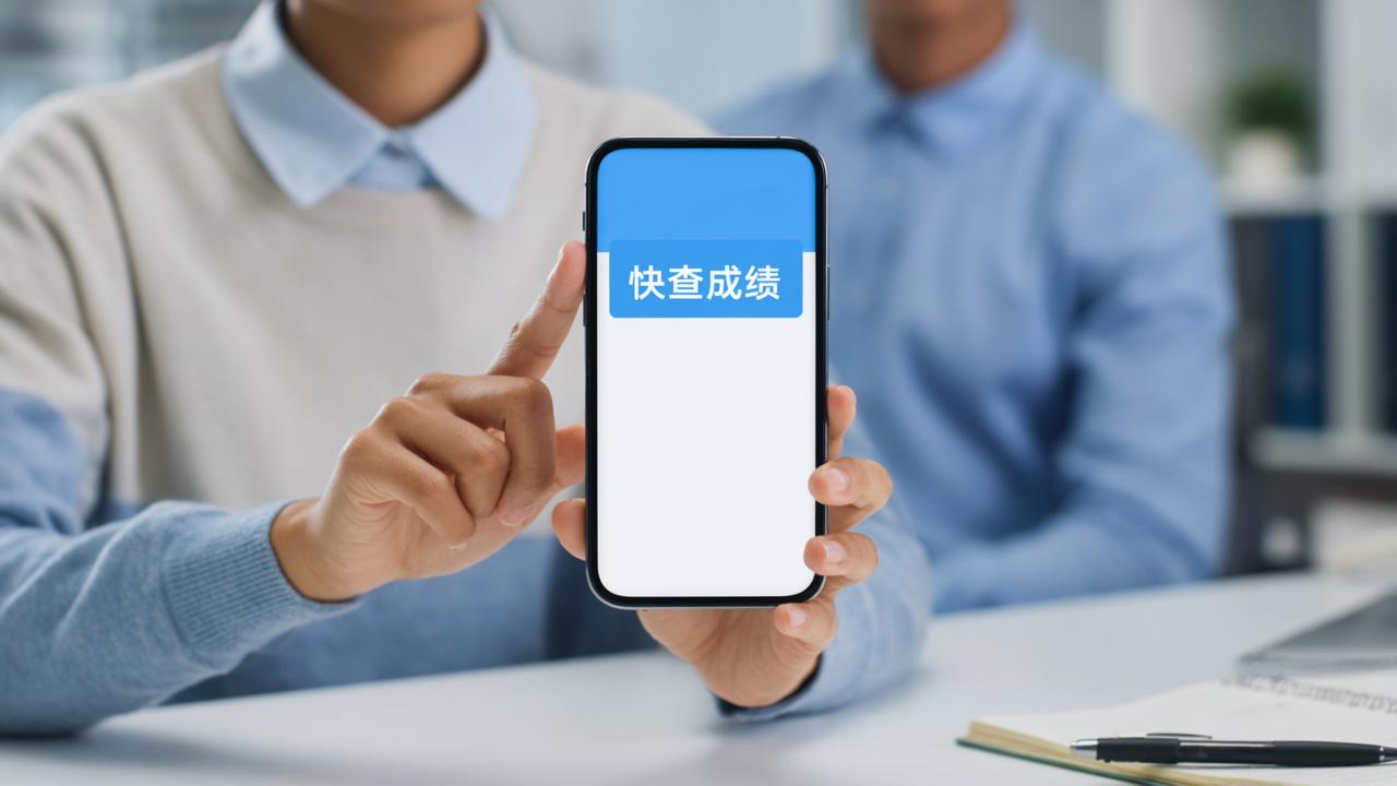 查成绩用哪个软件好？「快查成绩」一对一私密查询，扫码即查