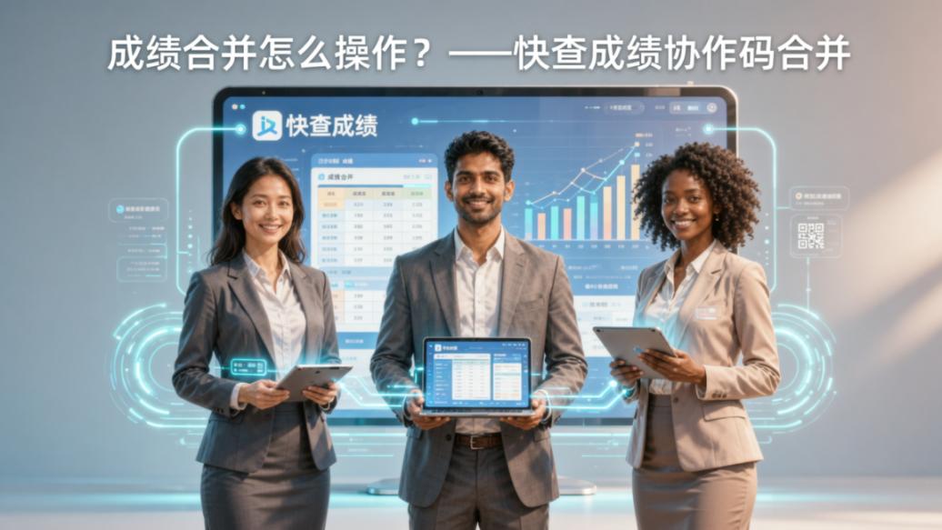 成绩合并怎么操作？「快查成绩」协作码合并，多位老师成绩一键汇总