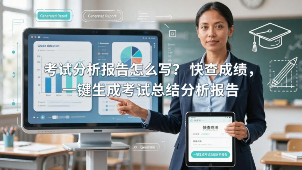 考试分析报告怎么写？快查成绩，一键生成考试总结分析报告