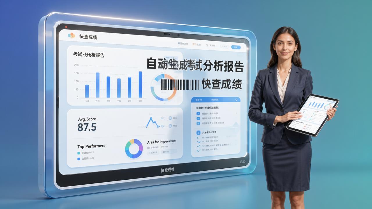 考试分析总结工具有哪些？快查成绩小程序自动生成考试分析报告