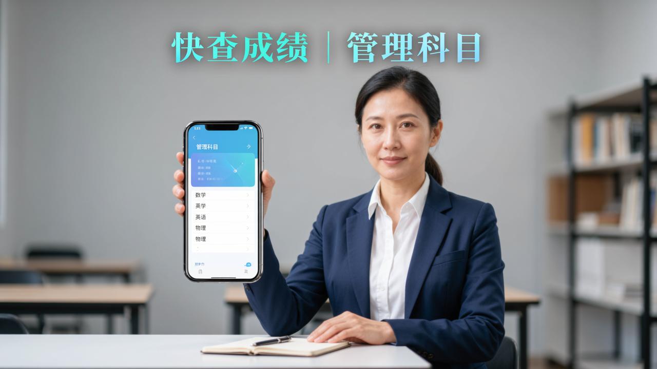 考试科目怎么管理？「快查成绩」管理科目功能，轻松设置考试科目和花名册