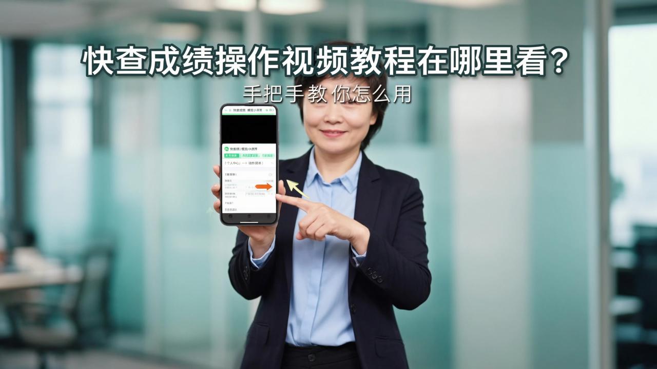 快查成绩操作视频教程在哪里看？「快查成绩」老师操作视频教学，手把手教你怎么用