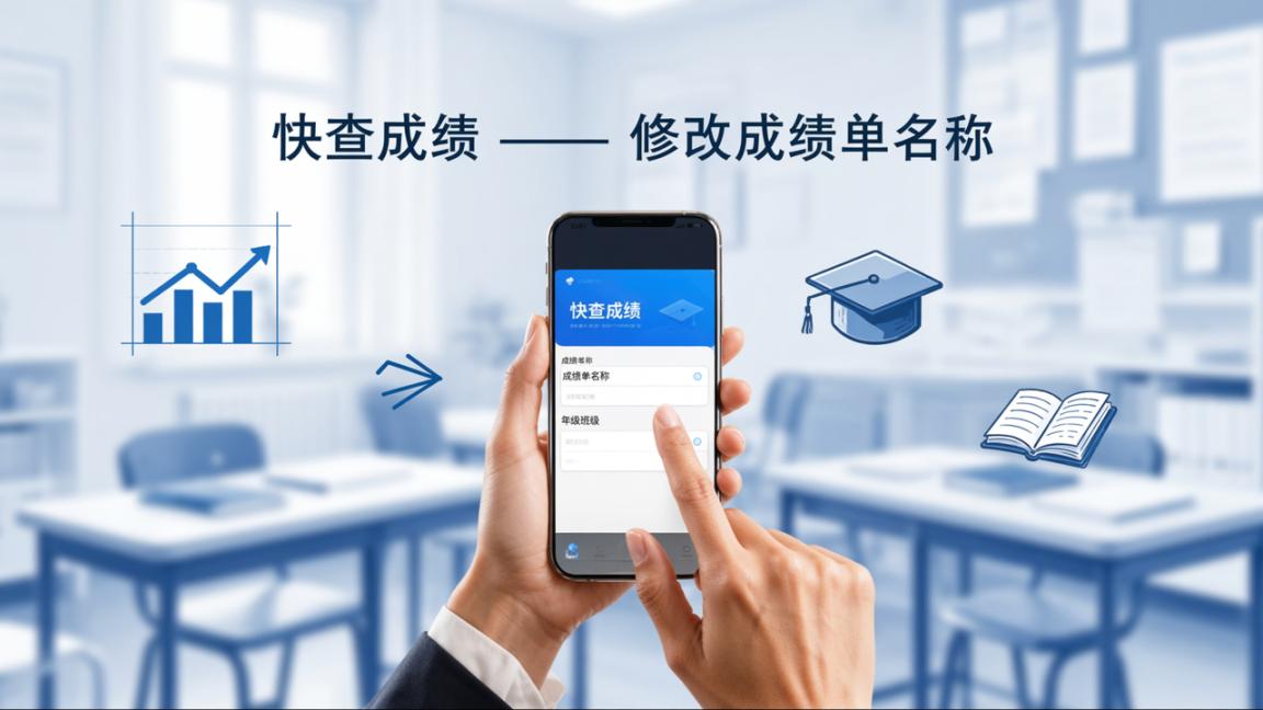 成绩单名称怎么修改？「快查成绩」修改成绩单名称和基本信息，轻松管理成绩表