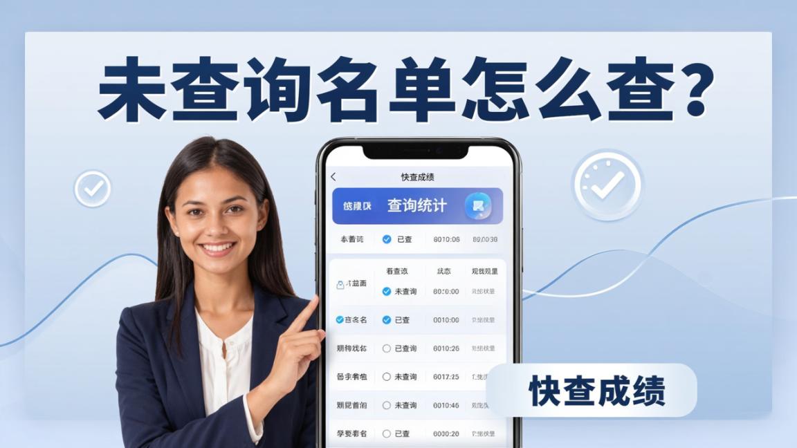 未查询名单怎么查？「快查成绩」查看未查询名单功能，老师轻松掌握成绩查询进度