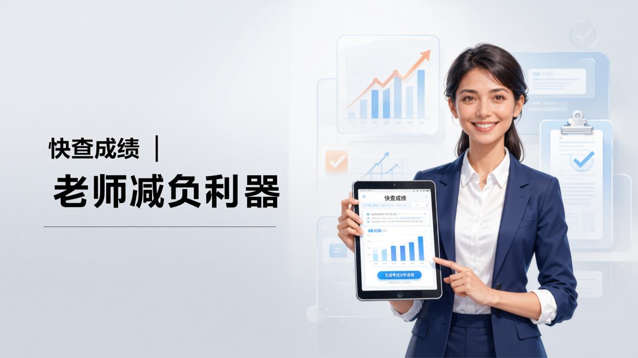 老师减负工具有哪些？「快查成绩」成绩自动分析+批量导入，一键查分省时省力