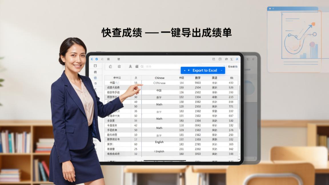 成绩单怎么导出Excel？「快查成绩」一键导出成绩单，老师管理数据更省心