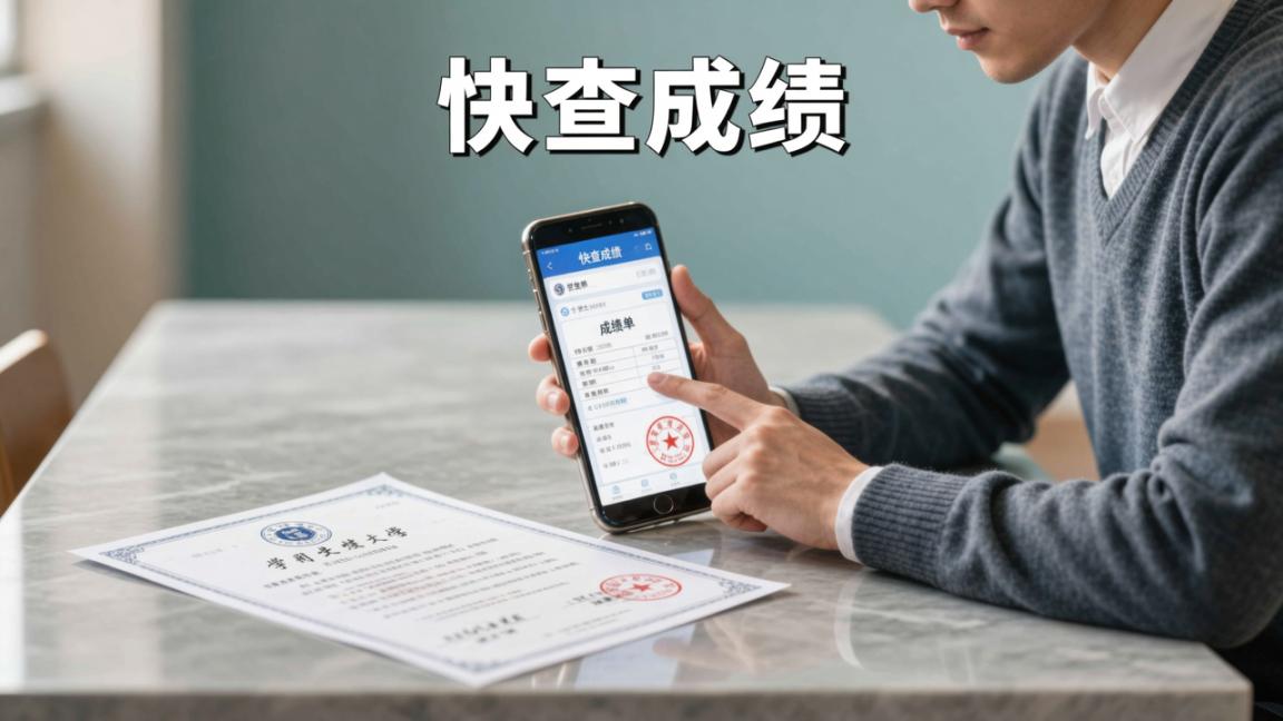 学校开成绩证明书怎么开具？「快查成绩」导出盖章版成绩单，下载即用