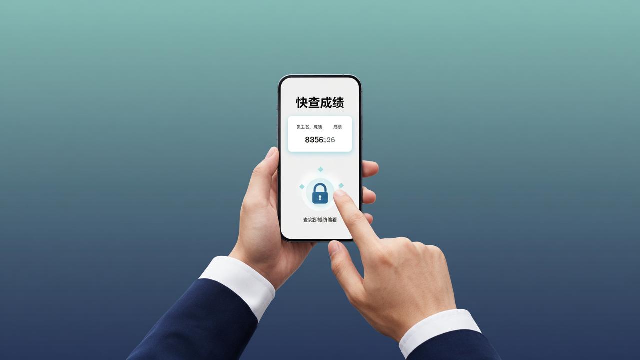 一对一查成绩小程序：快查成绩，查完即锁防偷看