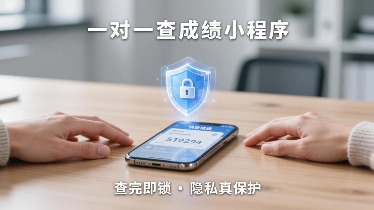 一对一查成绩小程序：快查成绩，查完即锁保护隐私不让别人偷看