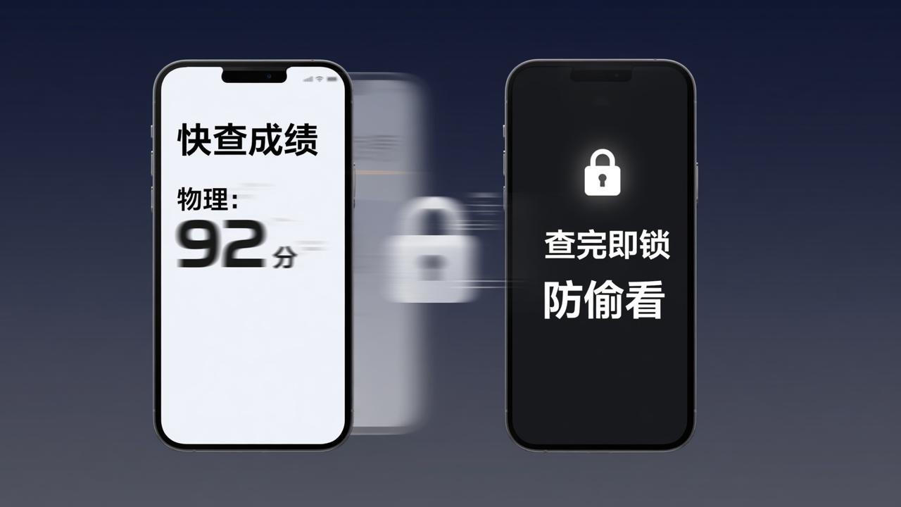 查成绩软件哪个好用：快查成绩，查完即锁防偷看